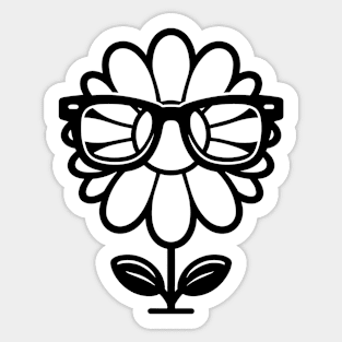 Nerdy Daisy Sticker